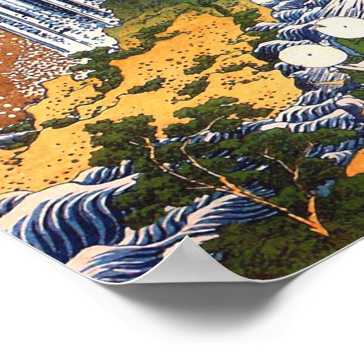 Yoro Herfsten Hokusai Japan Fine Art Poster (Hoek)