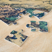 Yoro Waterfall door Katsushika Hokusai Legpuzzel (Zijkant)