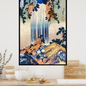Yoro Waterfall in de provincie Mino Hokusai Katsus Poster (Keuken)