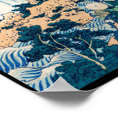 Yoro Waterfall in de provincie Mino Hokusai Katsus Poster (Hoek)