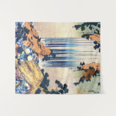 Yoro Waterfall in de provincie Mino Hokusai Katsus Wandkleed (Voorkant (horizontaal))