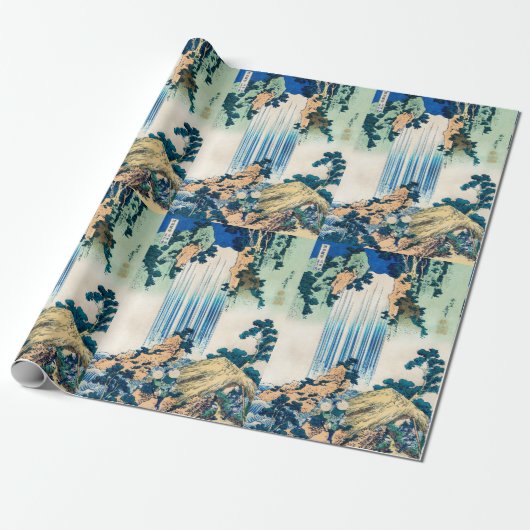 Yoro Waterfall Mino, provincie Katsushika Hokusai Cadeaupapier (Uitgerold)