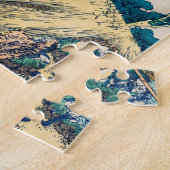 Yoro Waterfall Mino, provincie Katsushika Hokusai Legpuzzel (Zijkant)