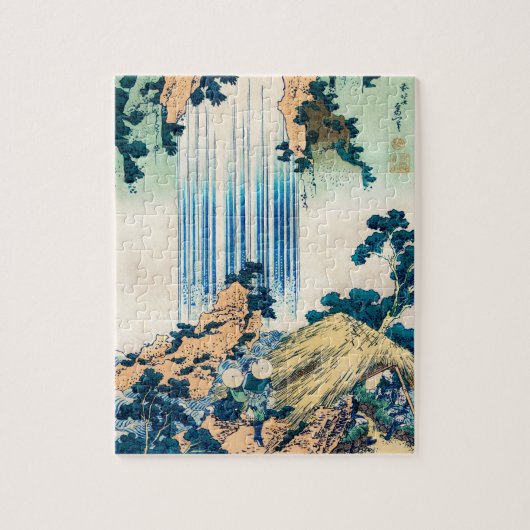 Yoro Waterfall Mino, provincie Katsushika Hokusai Legpuzzel (Verticaal)