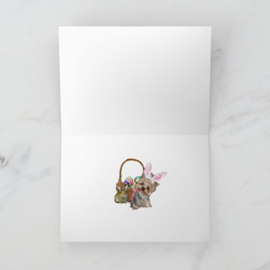 Yorshire Terrier Paas Kaarten (Binnen)