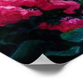 Yorshire Terrier Puppy Spelen in het Park Poster (Hoek)