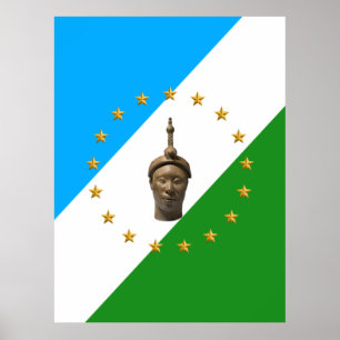 Yoruba Flag   Oduduwa   Yoruba Nation Poster
