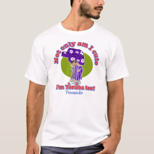 Yoruba Girl sjabloon T-shirt