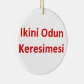 yoruba ikini odun keresimesi Ornament (Rechts)