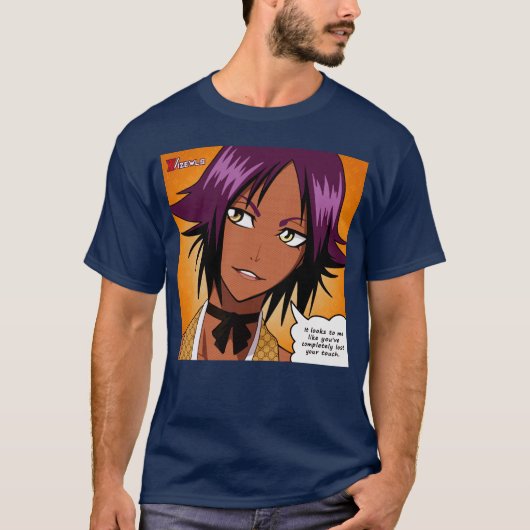 Yoruichi Pop Art grappig T-shirt (Voorkant)