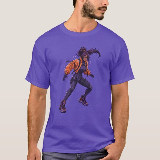 Yoruichi Shihouin kat T-shirt (Voorkant)
