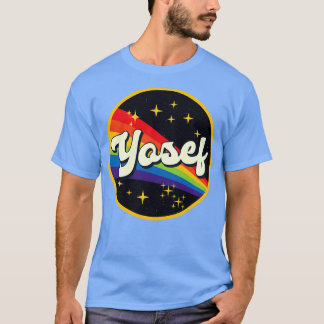 Yosef regenboog in ruimte  stijl t-shirt
