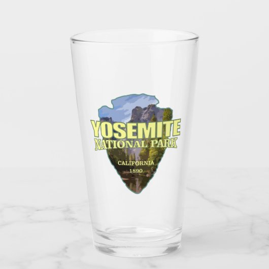Yosemiet (pijlpunt) glas (Voorkant)