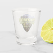 Yosemiet (pijlpunt) shot glas (Achterkant)