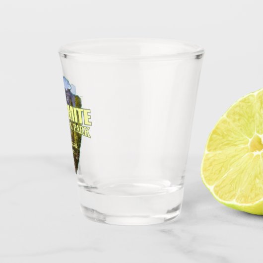 Yosemiet (pijlpunt) shot glas (Rechts)