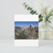 Yosemietvallei en halfkoepel van gletsjerpunt briefkaart (Staand voorkant)