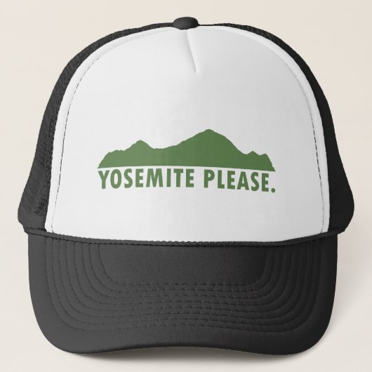 Yosemite alsjeblieft trucker pet (Voorkant)