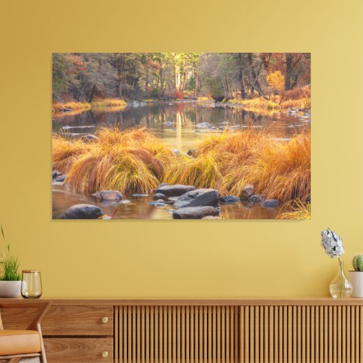 Yosemite Autumn Canvas Afdruk (Insitu (Woonkamer))