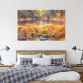 Yosemite Autumn Canvas Afdruk (Insitu (Slaapkamer))