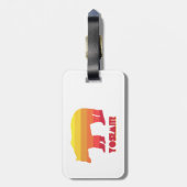 Yosemite Beer Bagagelabel (Achterkant verticaal)