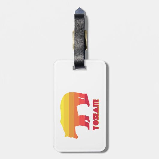 Yosemite Beer Bagagelabel (Achterkant verticaal)