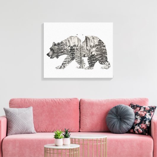 Yosemite Beer Canvas Afdruk (Insitu (Woonkamer))