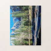 Yosemite-bergen Nevada. Legpuzzel (Verticaal)