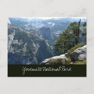 Yosemite bergzicht in Yosemite National Park Briefkaart