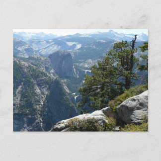 Yosemite bergzicht in Yosemite National Park Briefkaart