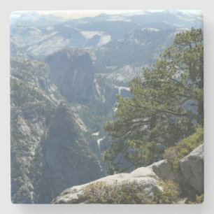 Yosemite bergzicht in Yosemite National Park Stenen Onderzetter