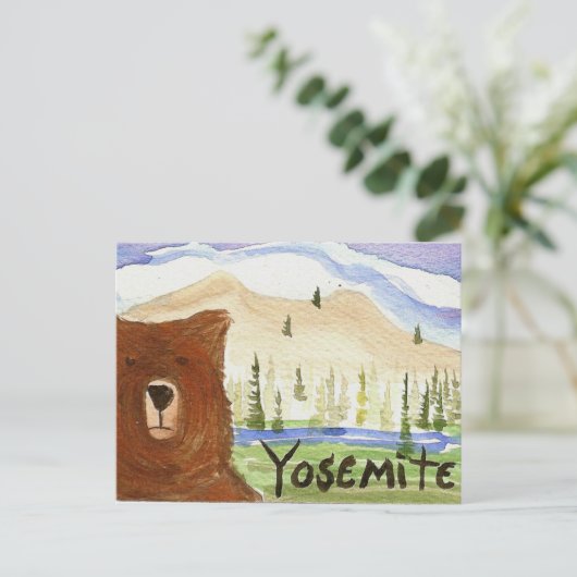 yosemite briefkaart (Staand voorkant)