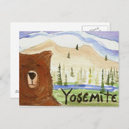 yosemite briefkaart (Voorkant / Achterkant)
