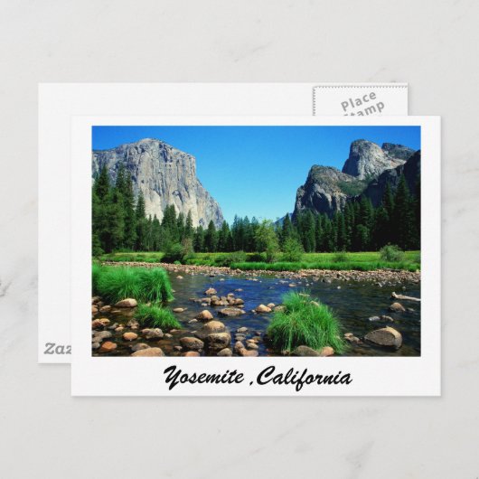 Yosemite Briefkaart (Voorkant / Achterkant)