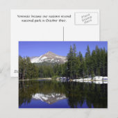 Yosemite Briefkaart (Voorkant / Achterkant)