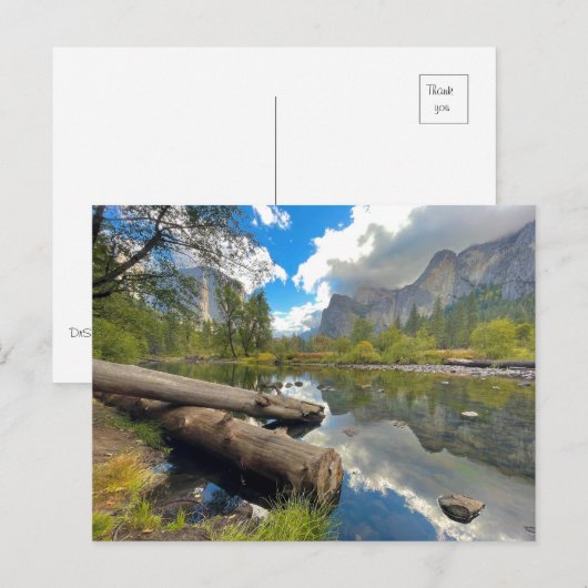 Yosemite Briefkaart (Voorkant / Achterkant)