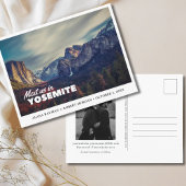 Yosemite Bruiloft Save the Date Briefkaart