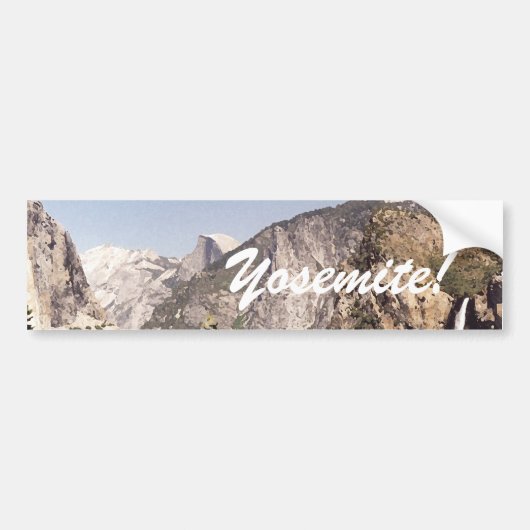 Yosemite-bumpersticker Bumpersticker (Voorkant)