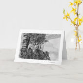 Yosemite, CA - Ahwahnee brengt en Gr Capitan onder Kaart (Gele Bloem)