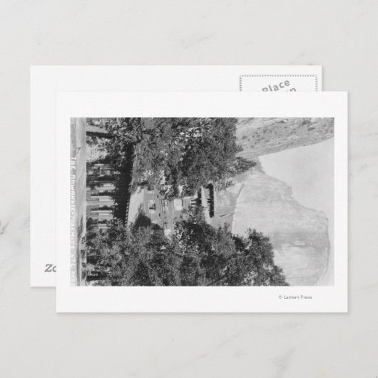 Yosemite, CA - The Ahwahnee Lodge en El Capitan Briefkaart (Voorkant / Achterkant)