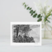 Yosemite, CA - The Ahwahnee Lodge en El Capitan Briefkaart (Staand voorkant)