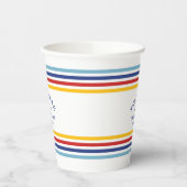 Yosemite Cabin Club Aangepaste kamstreep Papieren Bekers (Links)