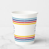 Yosemite Cabin Club Aangepaste kamstreep Papieren Bekers (Rechts)