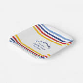 Yosemite Cabin Club Aangepaste kamstreep Papieren Bordje (Gebogen)