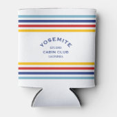 Yosemite Cabin Club Custom Crest Park Stripe Blikjeskoeler (Voorkant)