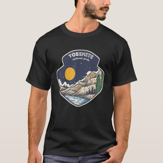 Yosemite California National Park T-shirt (Voorkant)