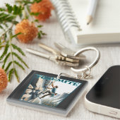 Yosemite California Rock Climbing Sleutelhanger (Voorkant Rechts)