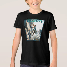 Yosemite California Rock Climbing Tri-Blend Shirt