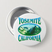 Yosemite California Ronde Button 7,6 Cm (Voorkant /achterkant)