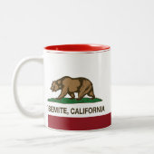 Yosemite California Tweekleurige Koffiemok (Links)