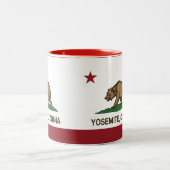 Yosemite California Tweekleurige Koffiemok (Center)